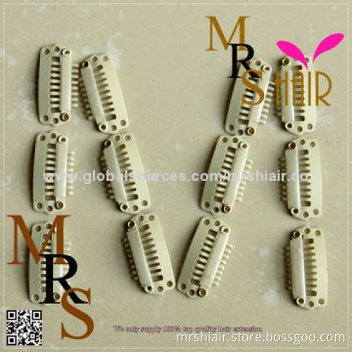 2.8cm T shape 8 teeth stainless steel snap clips